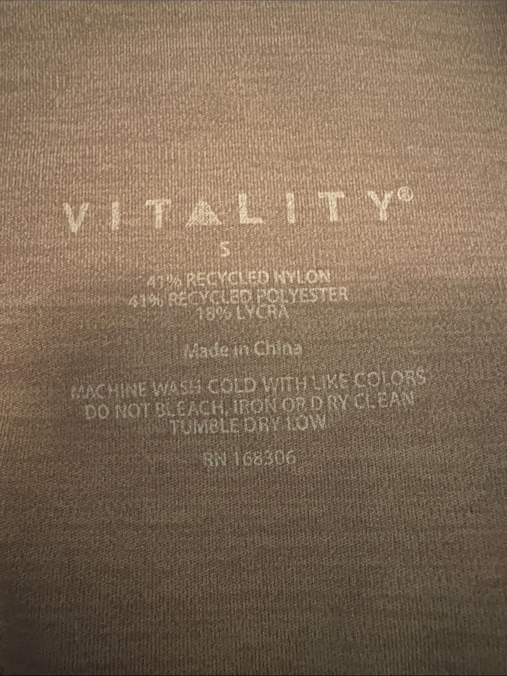 Vitality daydream panel leggings. Small - Picture 2 of 3